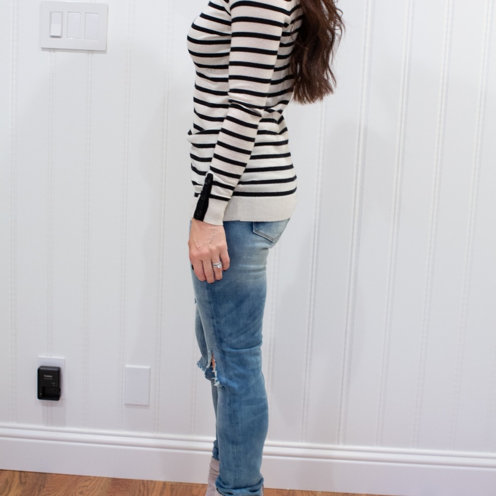 Classic striped sweater from LOFT